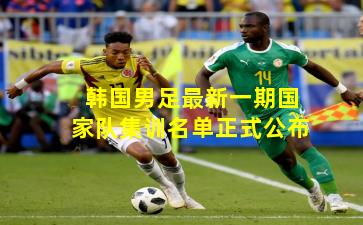 韩国男足最新一期国家队集训名单正式公布